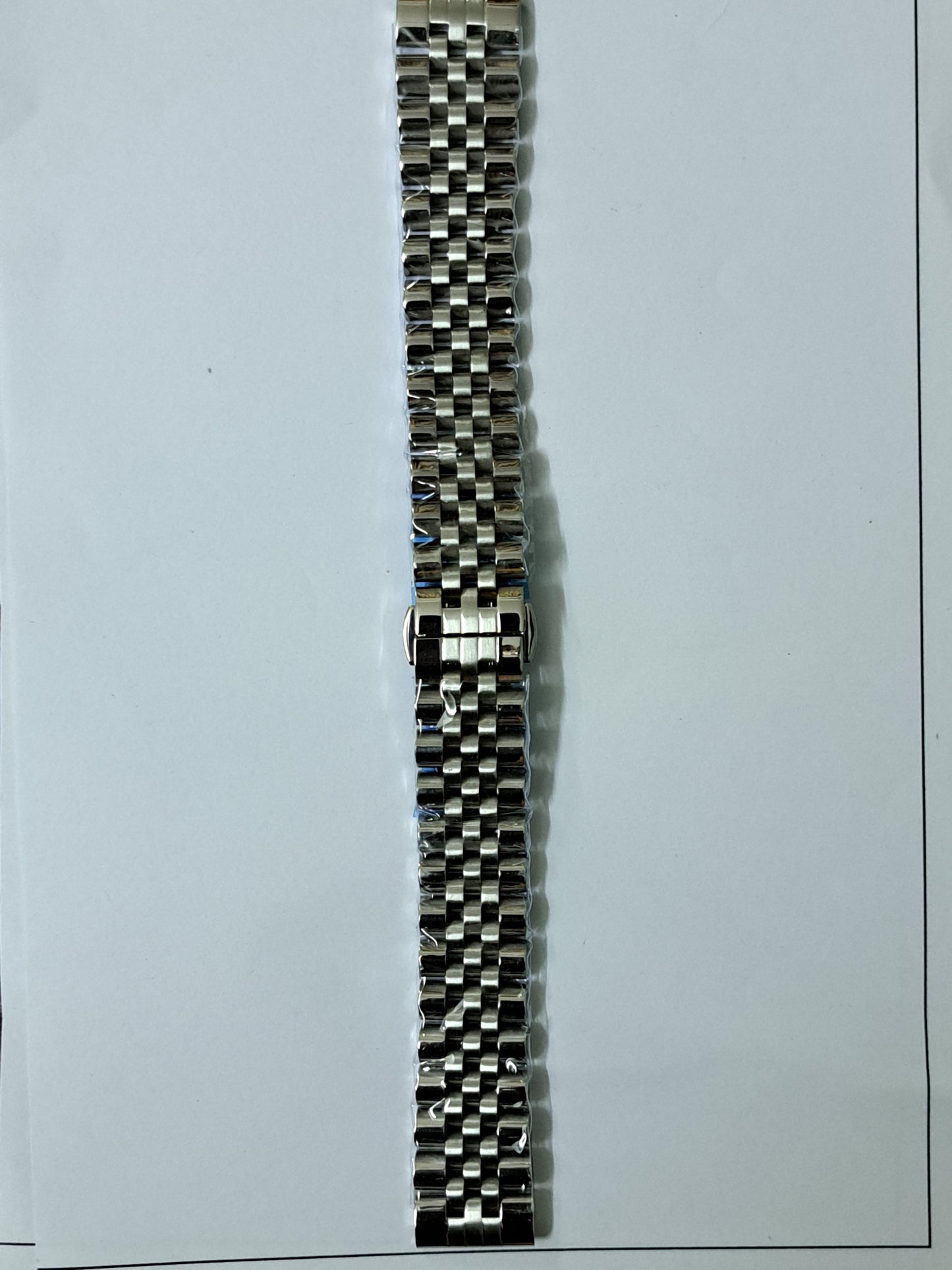 Jubilee Strap solid link with butterfly clasp