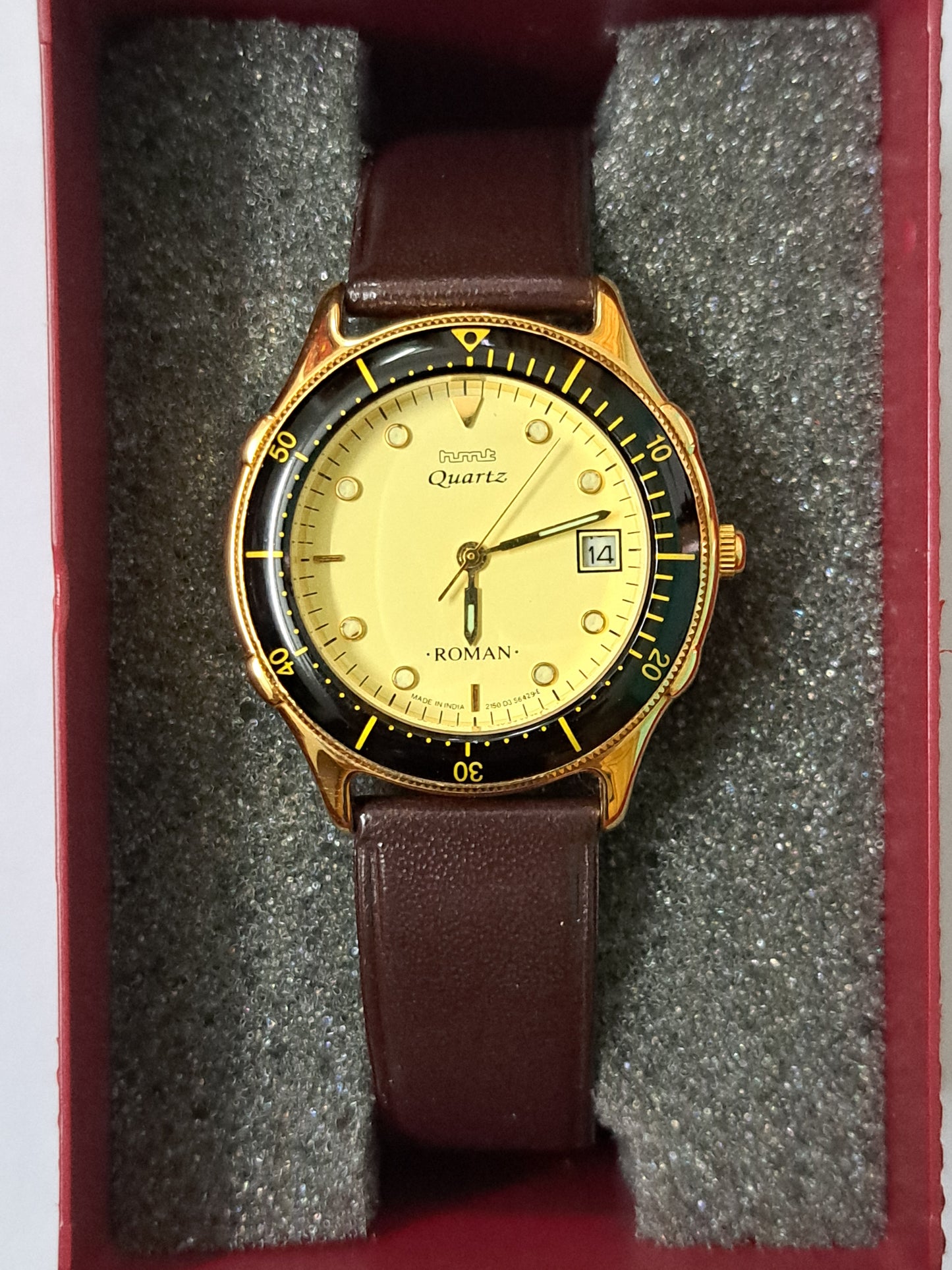 Hmt Roman With Rotating Bezel NOS