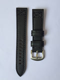 Black Leather Strap 20mm
